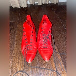 Vintage red boot